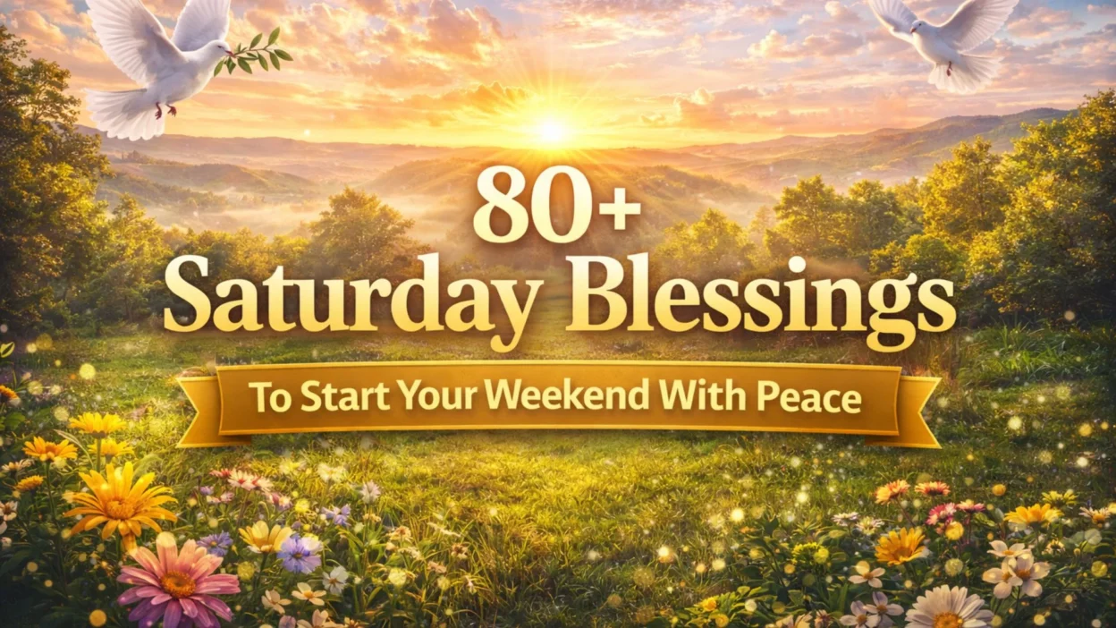 80+ Saturday Blessings To Start Your Weekend With Peace