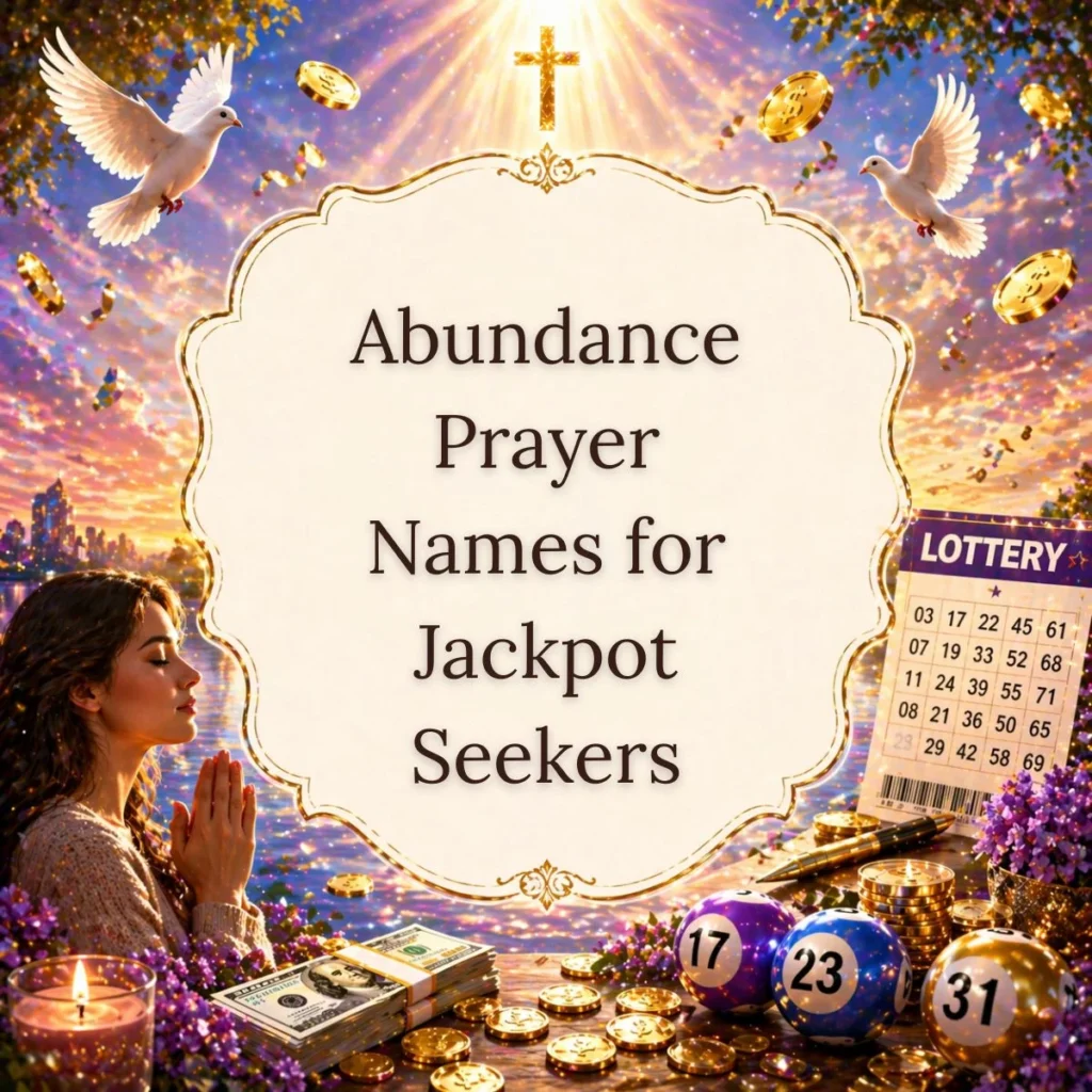 Abundance Prayer Names for Jackpot Seekers