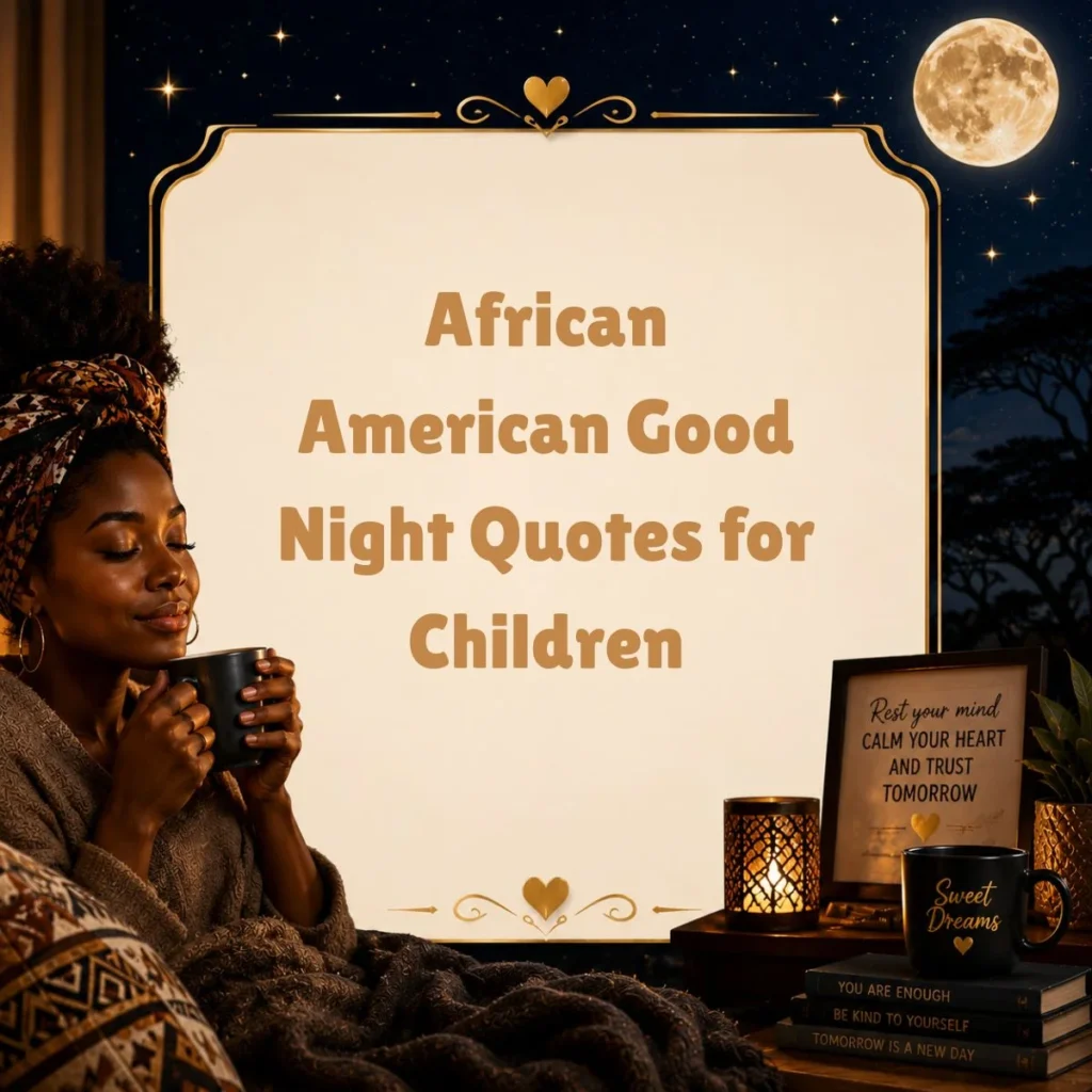 African American Good Night Quotes for Children