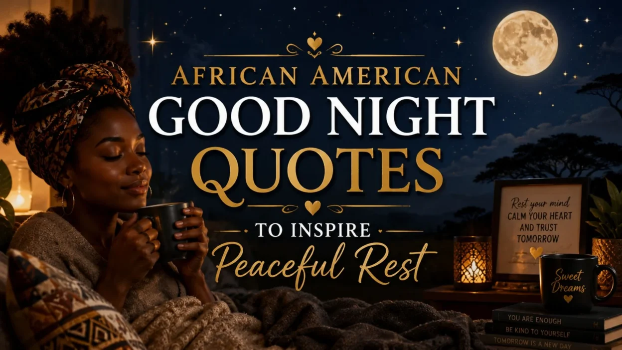 African American Good Night Quotes to Inspire Peaceful Rest
