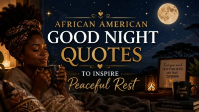 African American Good Night Quotes to Inspire Peaceful Rest