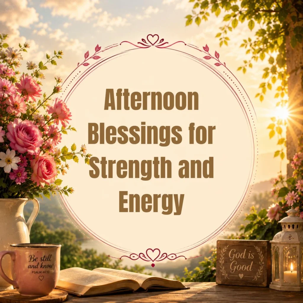 Afternoon Blessings for Strength and Energy