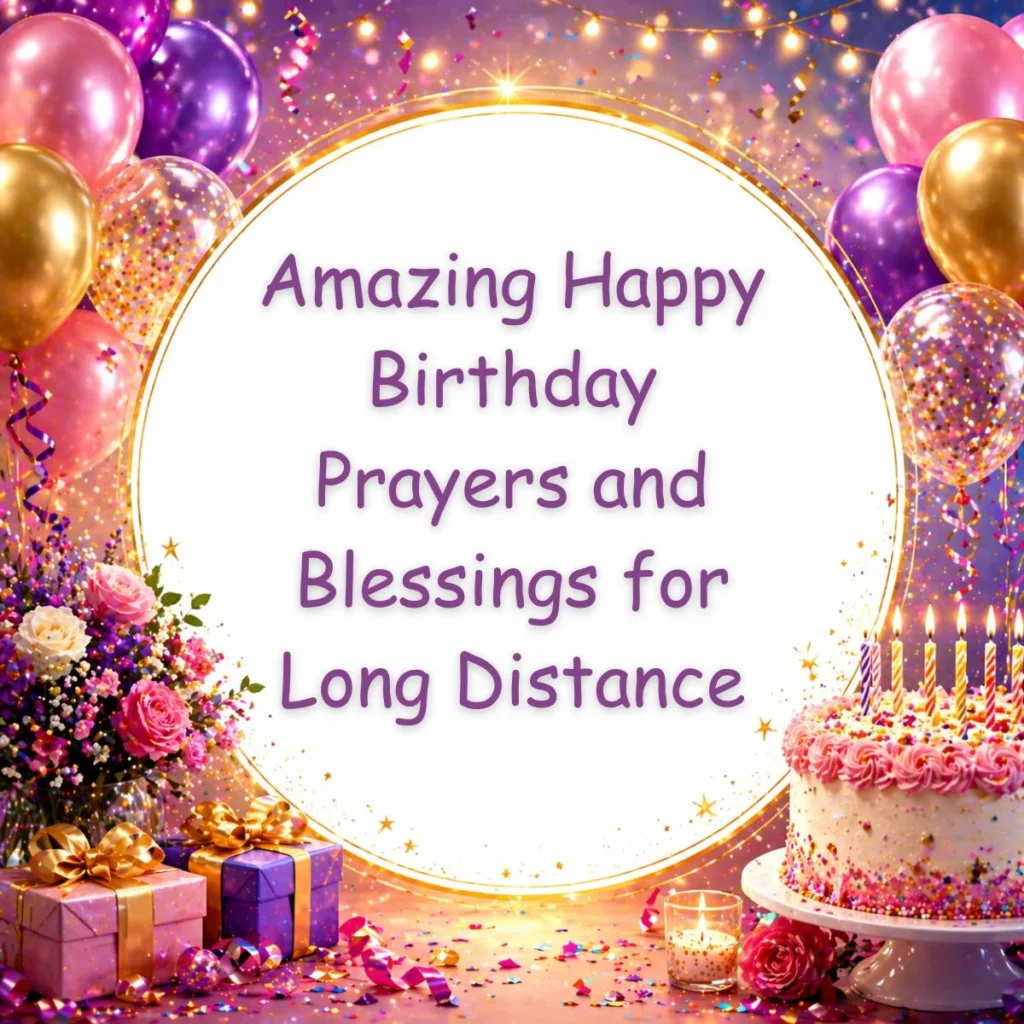 Amazing Happy Birthday Prayers and Blessings for Long Distance