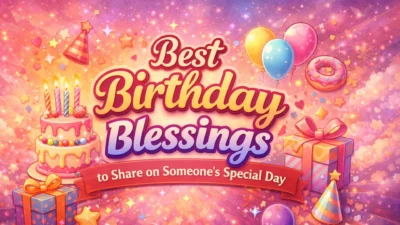 Best Birthday Blessings to Share on Someone's Special Day