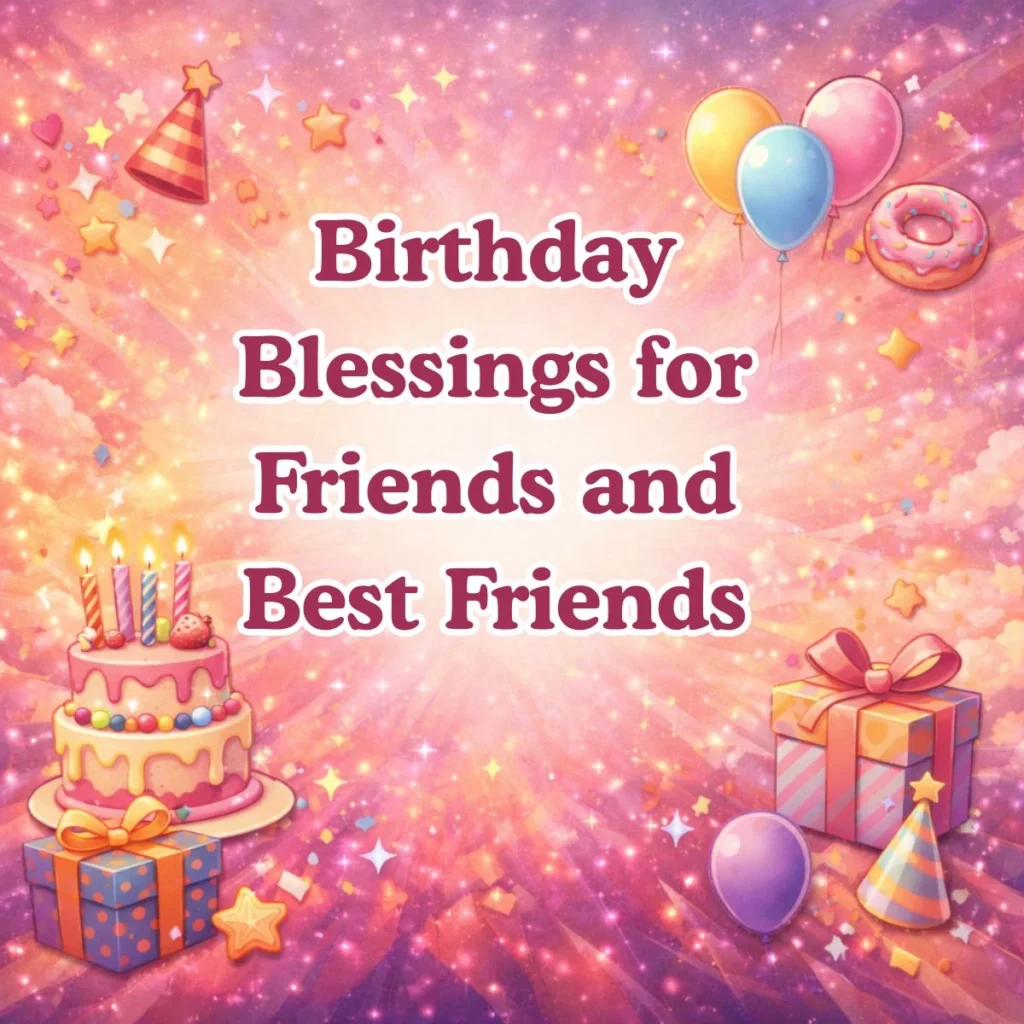 Birthday Blessings for Friends and Best Friends 👯