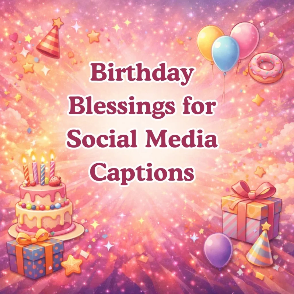 Birthday Blessings for Social Media Captions 📸