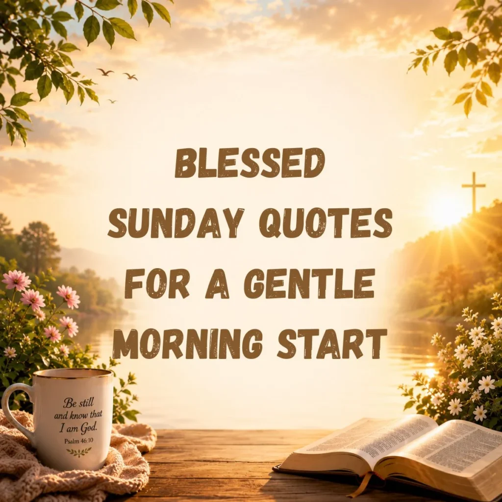 Blessed Sunday Quotes for a Gentle Morning Start