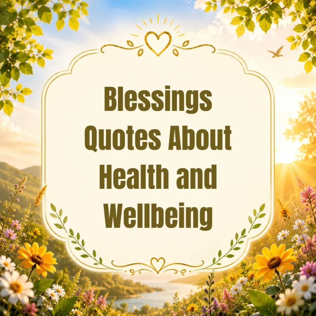 Blessings Quotes About Health and Wellbeing
