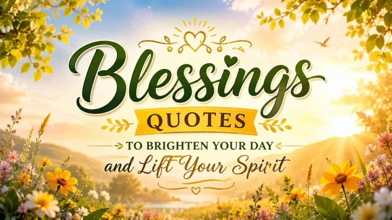 Blessings Quotes to Brighten Your Day and Lift Your Spirit