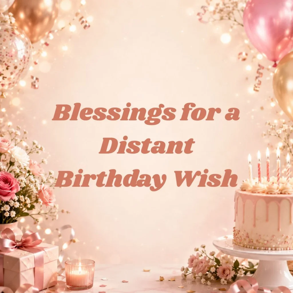 Blessings for a Distant Birthday Wish