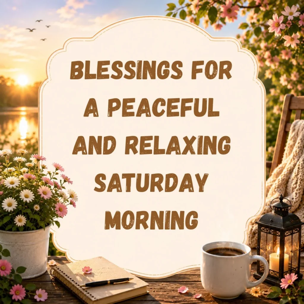 Blessings for a Peaceful and Relaxing Saturday Morning