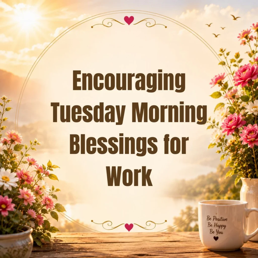 Encouraging Tuesday Morning Blessings for Work