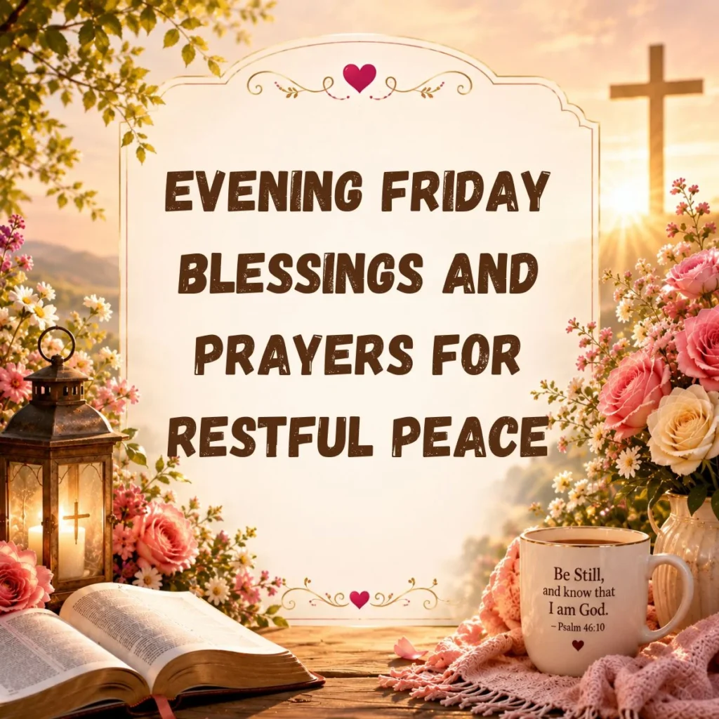 Evening Friday Blessings and Prayers for Restful Peace