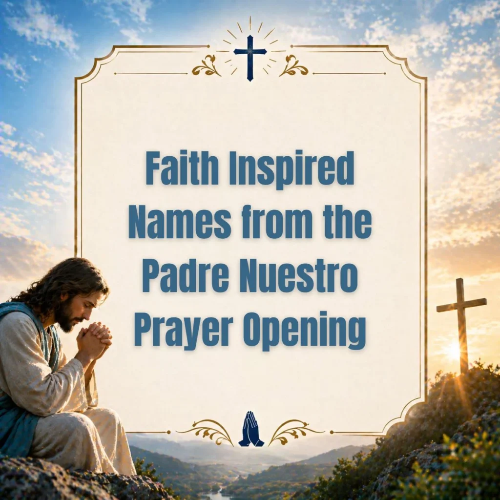 Faith Inspired Names from the Padre Nuestro Prayer Opening