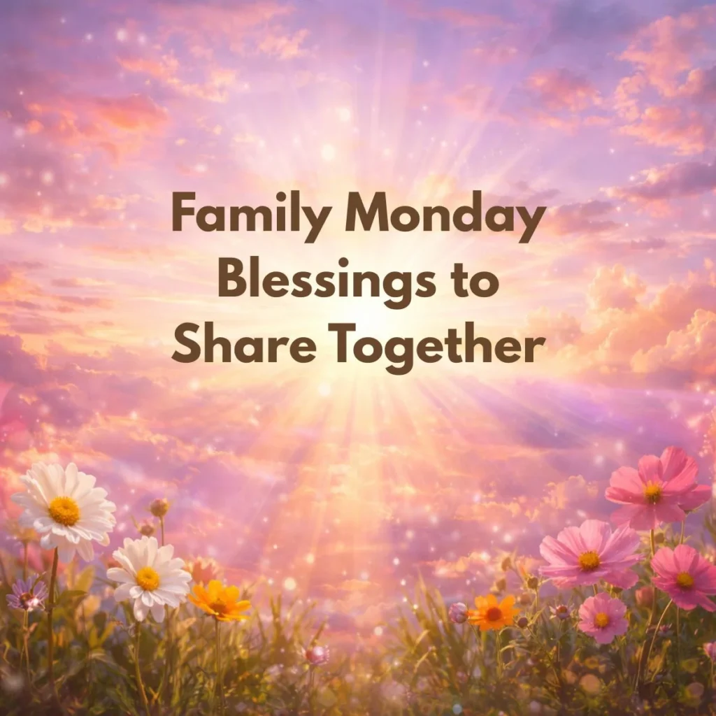 Family Monday Blessings to Share Together