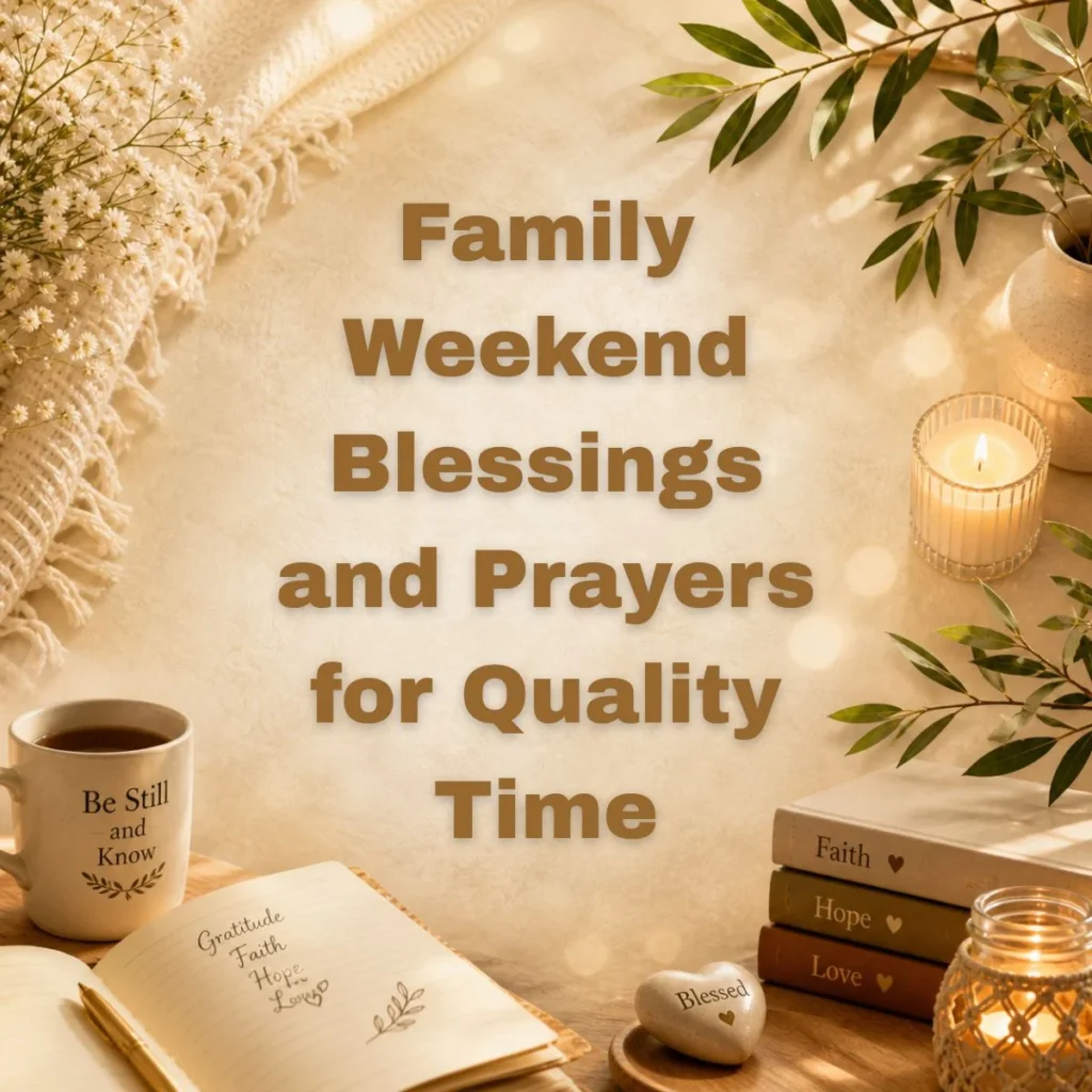 Family Weekend Blessings and Prayers for Quality Time