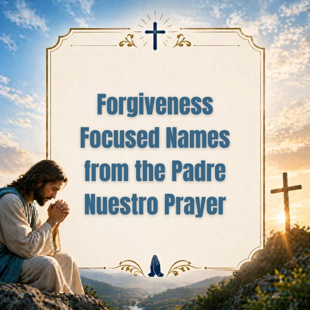 Forgiveness Focused Names from the Padre Nuestro Prayer