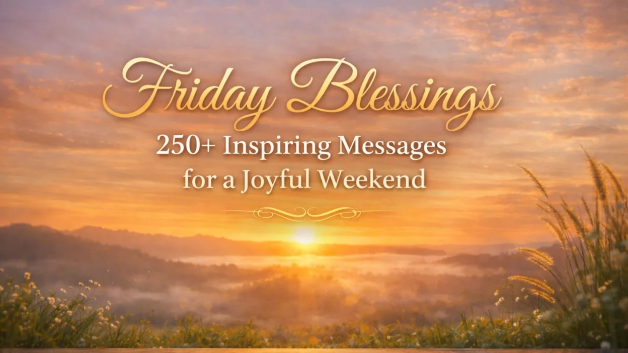 Friday Blessings 250+ Inspiring Messages for a Joyful Weekend