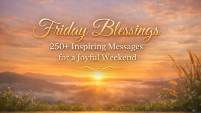 Friday Blessings 250+ Inspiring Messages for a Joyful Weekend