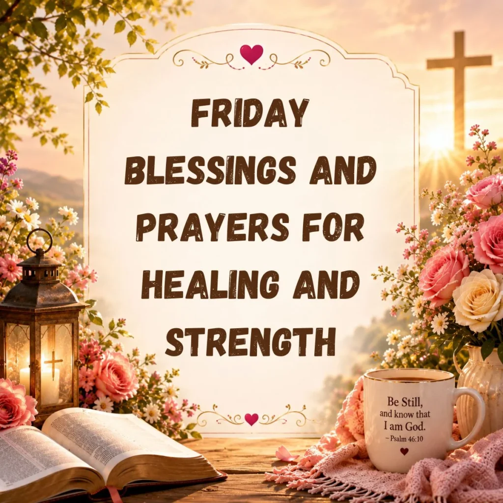 Friday Blessings and Prayers for Healing and Strength
