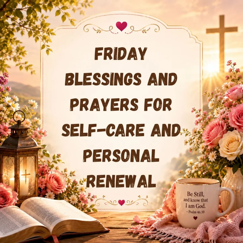 Friday Blessings and Prayers for Self-Care and Personal Renewal