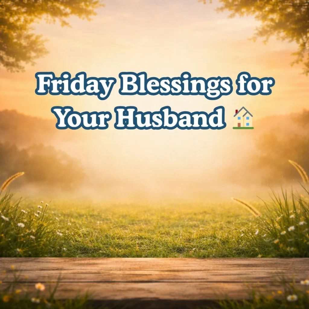 Friday Blessings for Your Husband 🏠