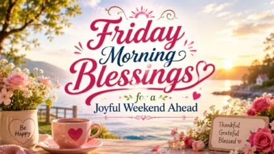 Friday Morning Blessings for a Joyful Weekend Ahead