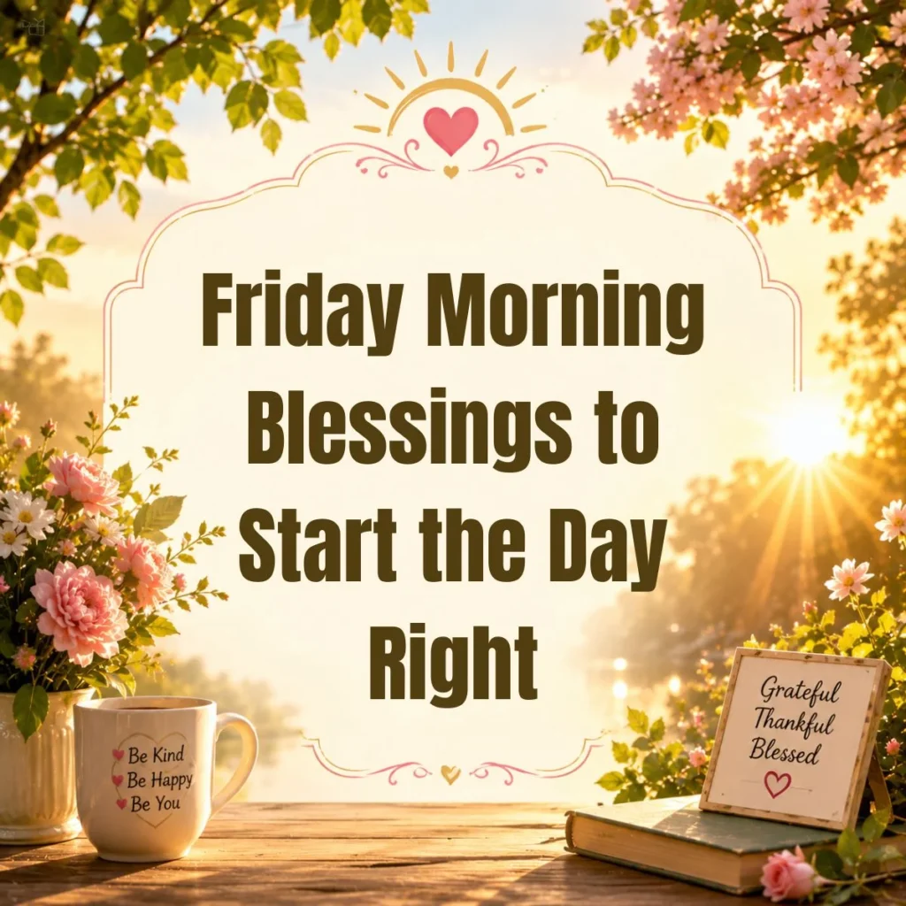 Friday Morning Blessings to Start the Day Right