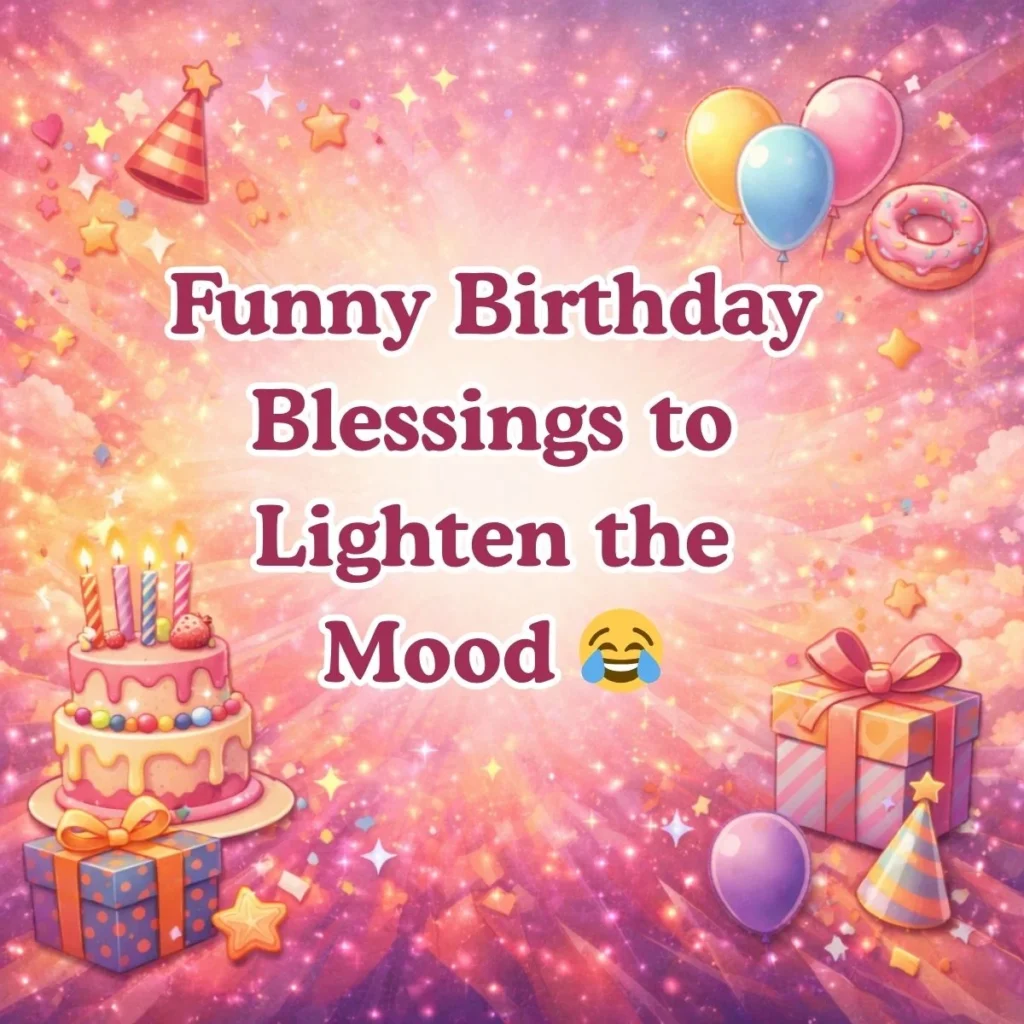 Funny Birthday Blessings to Lighten the Mood 😂