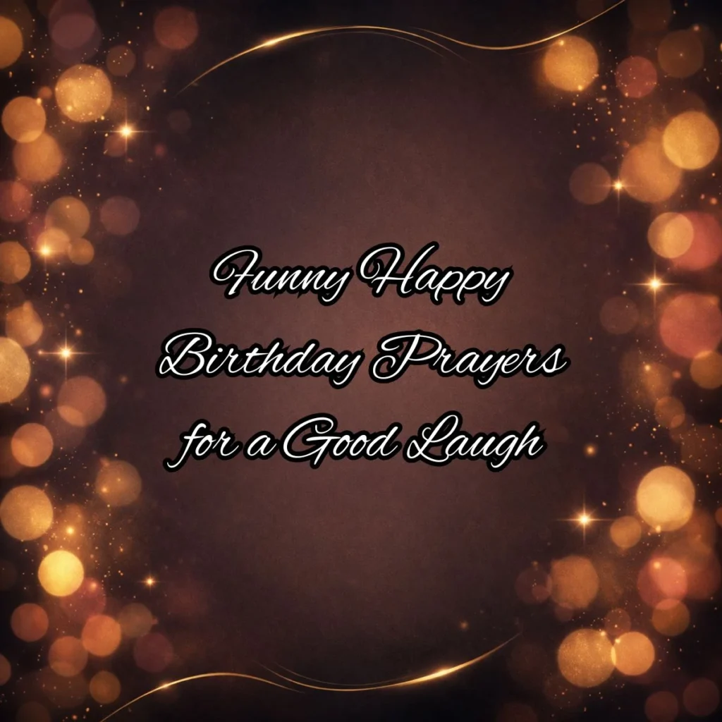 Funny Happy Birthday Prayers for a Good Laugh