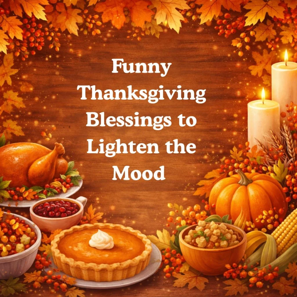 Funny Thanksgiving Blessings to Lighten the Mood 😂
