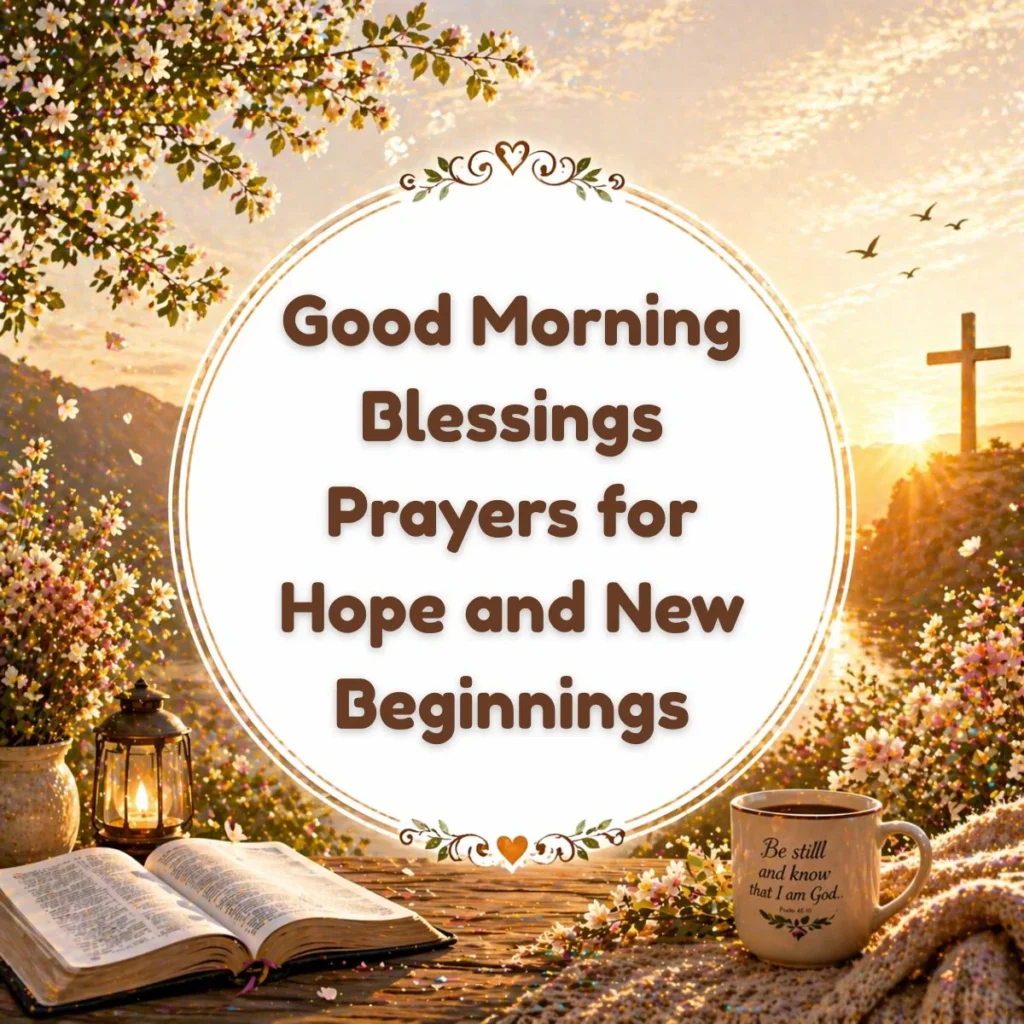 Good Morning Blessings Prayers for Hope and New Beginnings