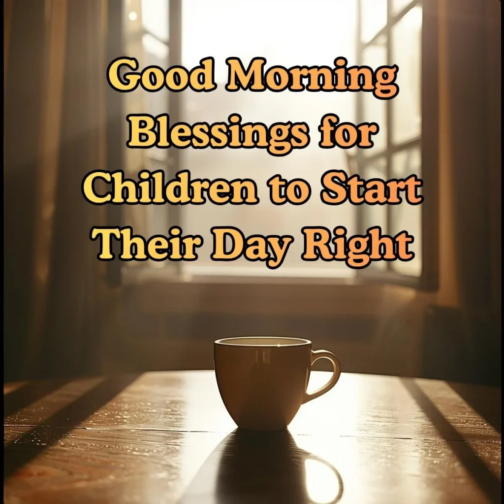 Good Morning Blessings for Children to Start Their Day Right
