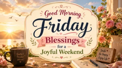 Good Morning Friday Blessings for a Joyful Weekend