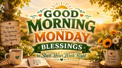 Good Morning Monday Blessings to Start Your Week Right