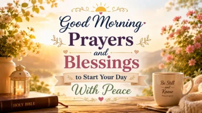 Good Morning Prayers and Blessings to Start Your Day With Peace