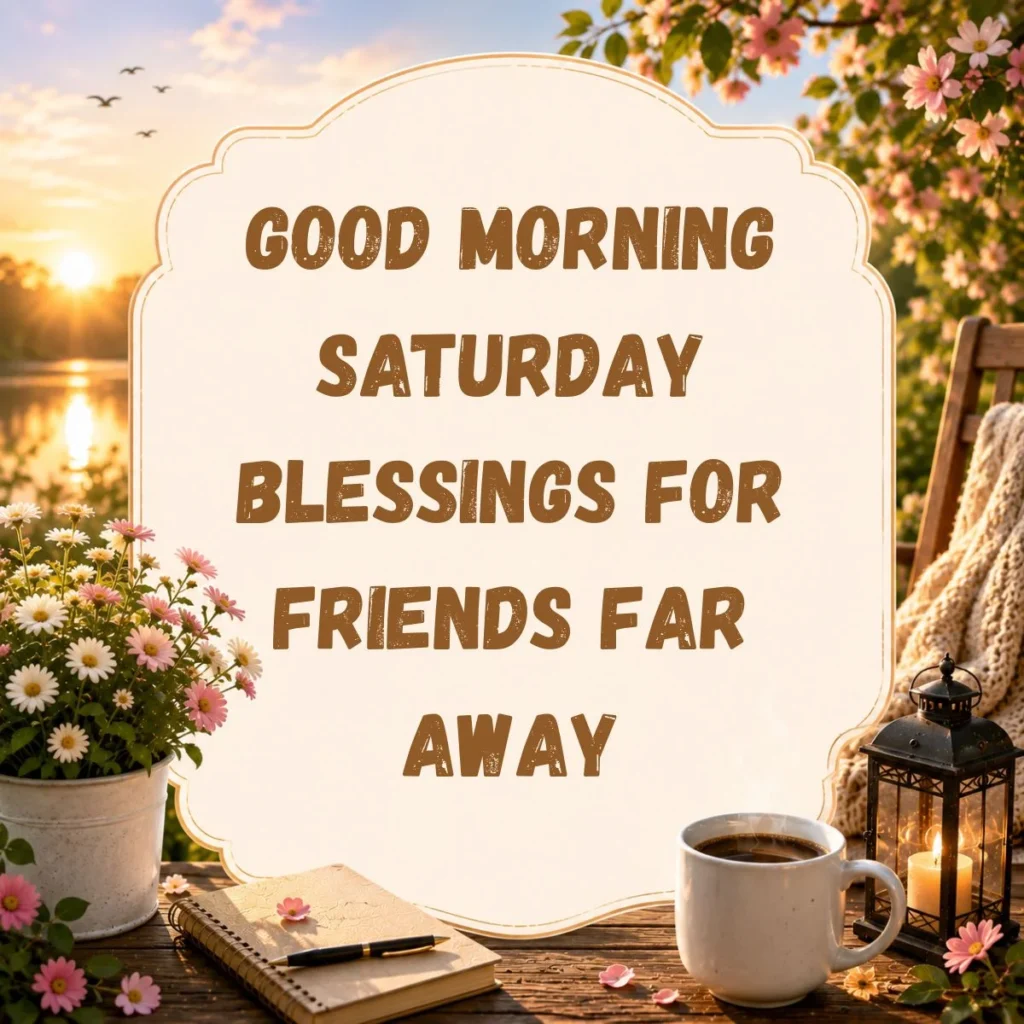 Good Morning Saturday Blessings for Friends Far Away