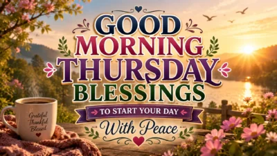 Good Morning Thursday Blessings to Start Your Day With Peace