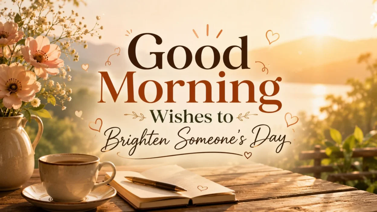 Good Morning Wishes to Brighten Someone's Day