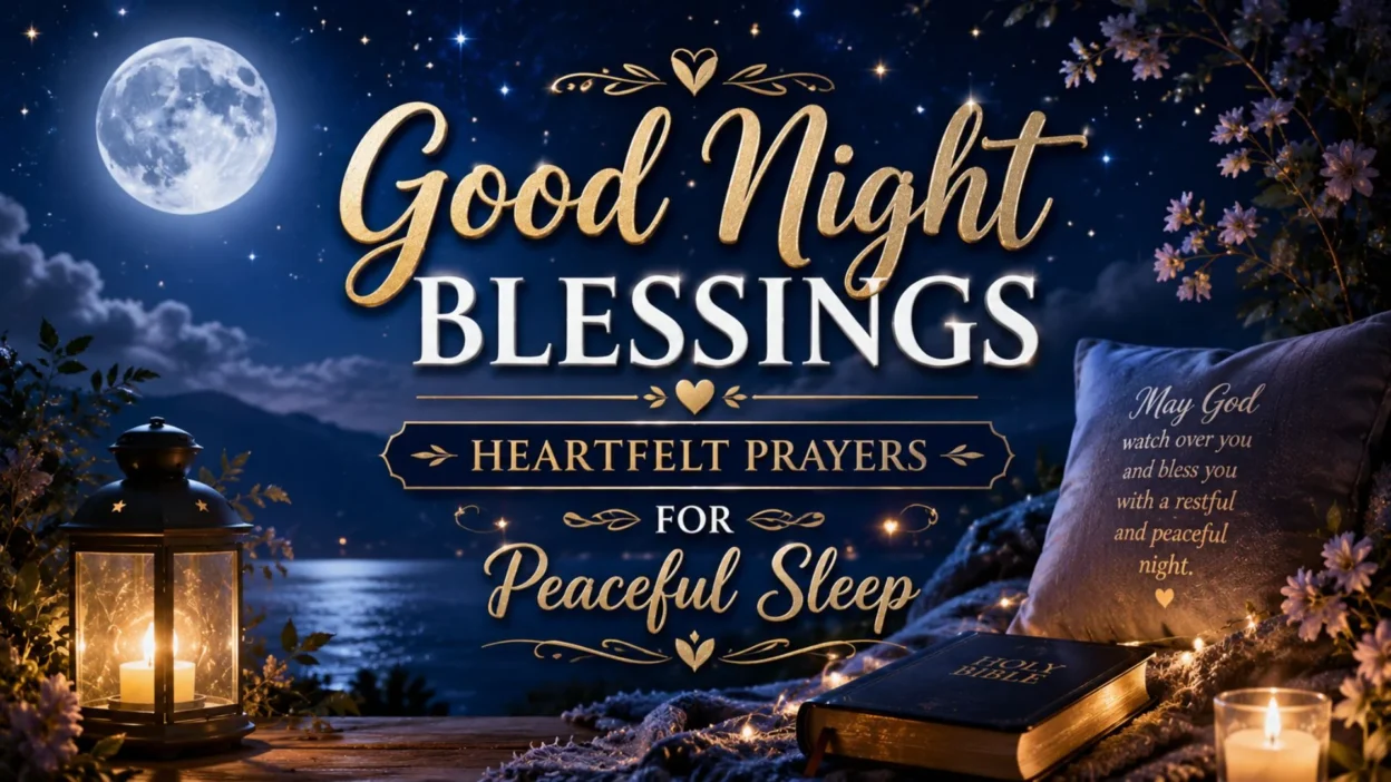 Good Night Blessings Heartfelt Prayers for Peaceful Sleep