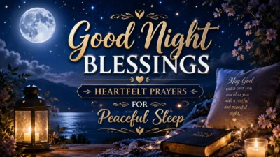 Good Night Blessings Heartfelt Prayers for Peaceful Sleep