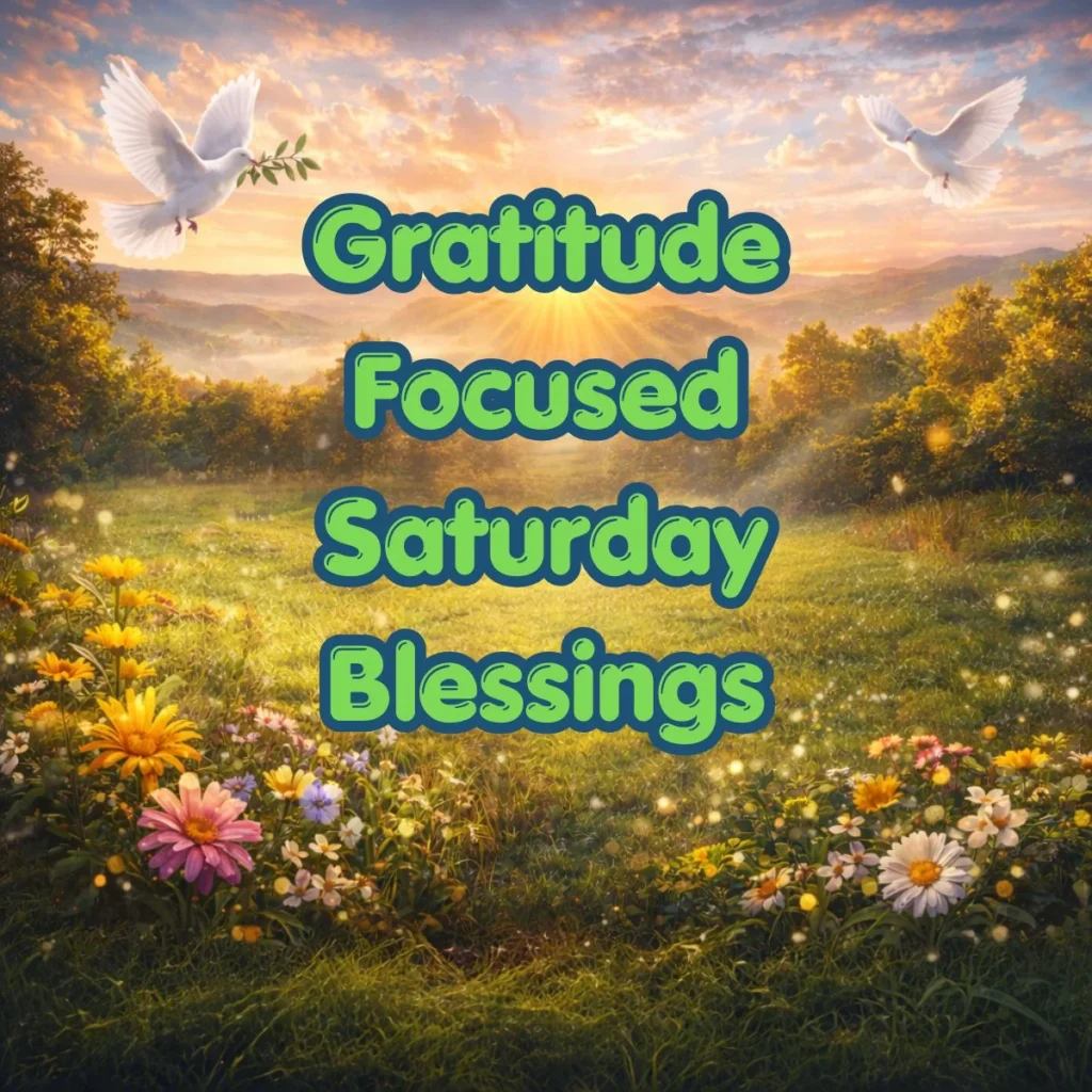 Gratitude Focused Saturday Blessings