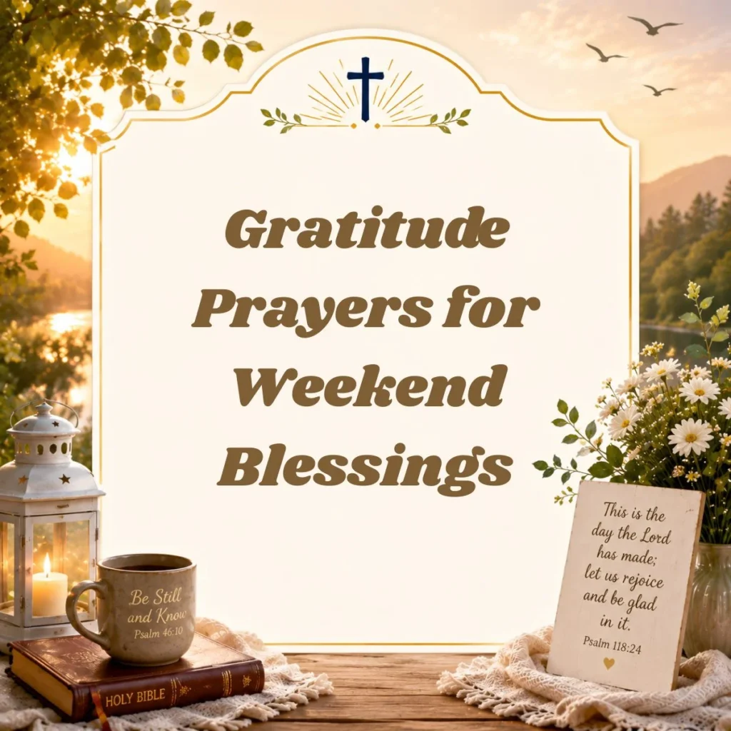 Gratitude Prayers for Weekend Blessings