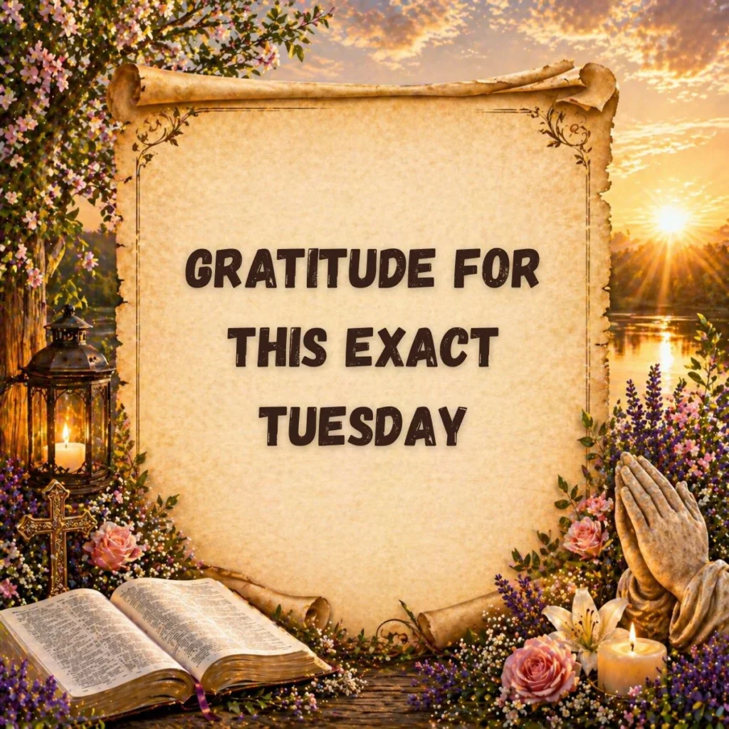 Gratitude for This Exact Tuesday