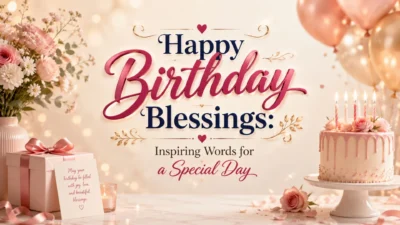Happy Birthday Blessings Inspiring Words for a Special Day
