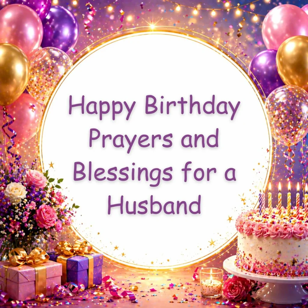 Happy Birthday Prayers and Blessings for a Husband