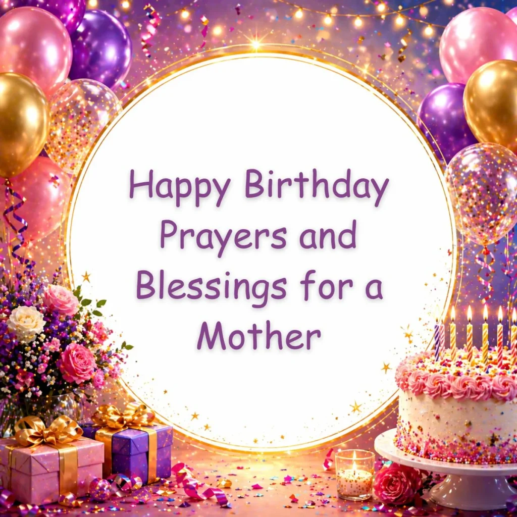 Happy Birthday Prayers and Blessings for a Mother