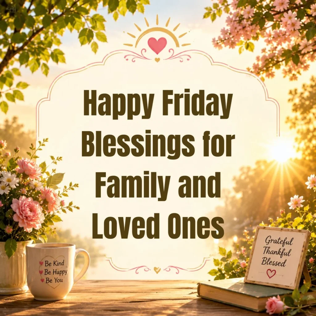 Happy Friday Blessings for Family and Loved Ones