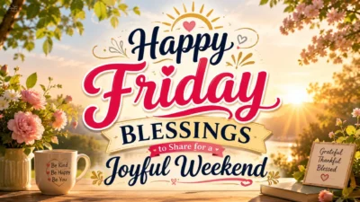 Happy Friday Blessings to Share for a Joyful Weekend