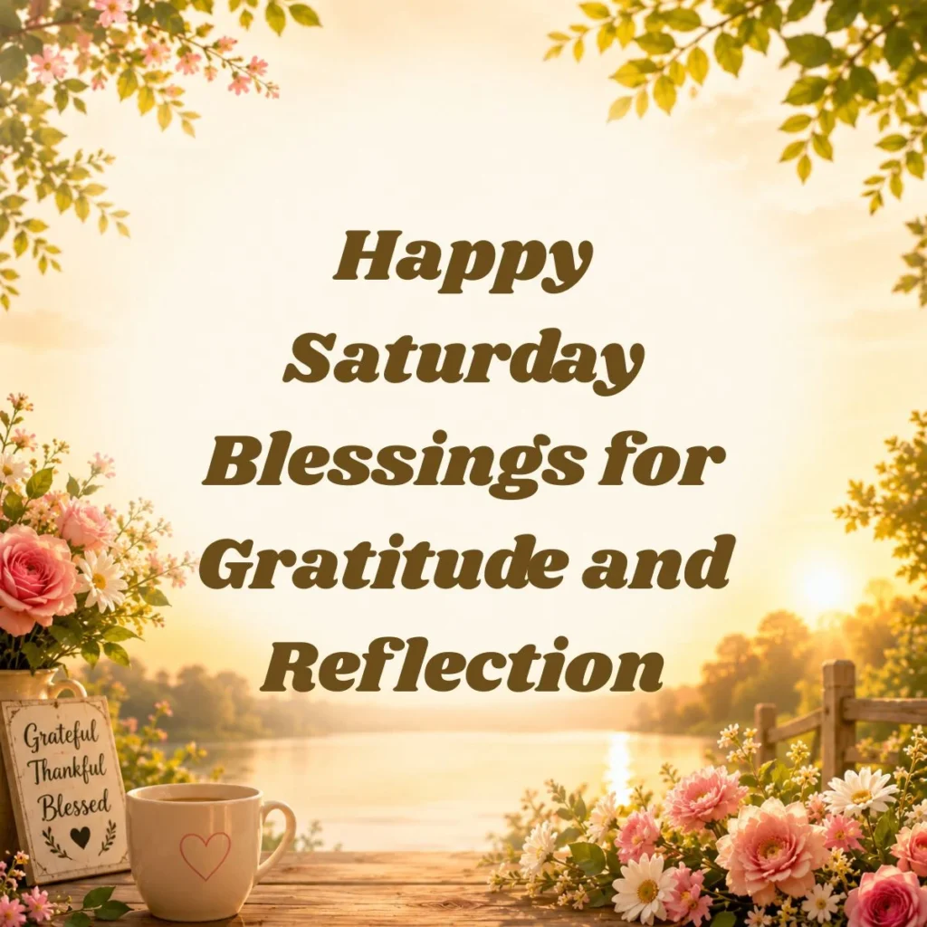 Happy Saturday Blessings for Gratitude and Reflection